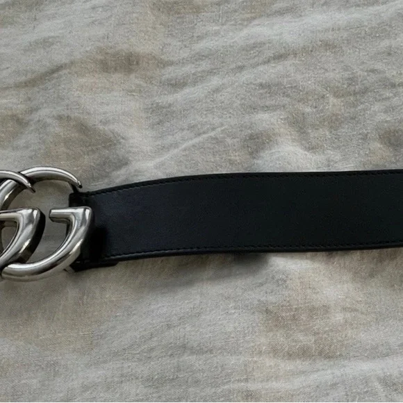 Gucci Black GG Logo Belt - Picture 2 of 6